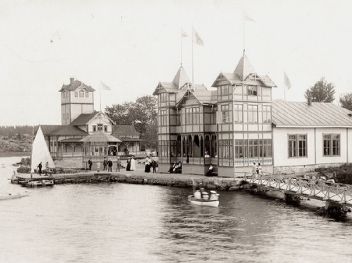 Invigning av sjöverandan 1907
